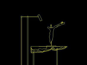 中式禅意 树根小人像落地灯CAD设计图纸解析与资源指南